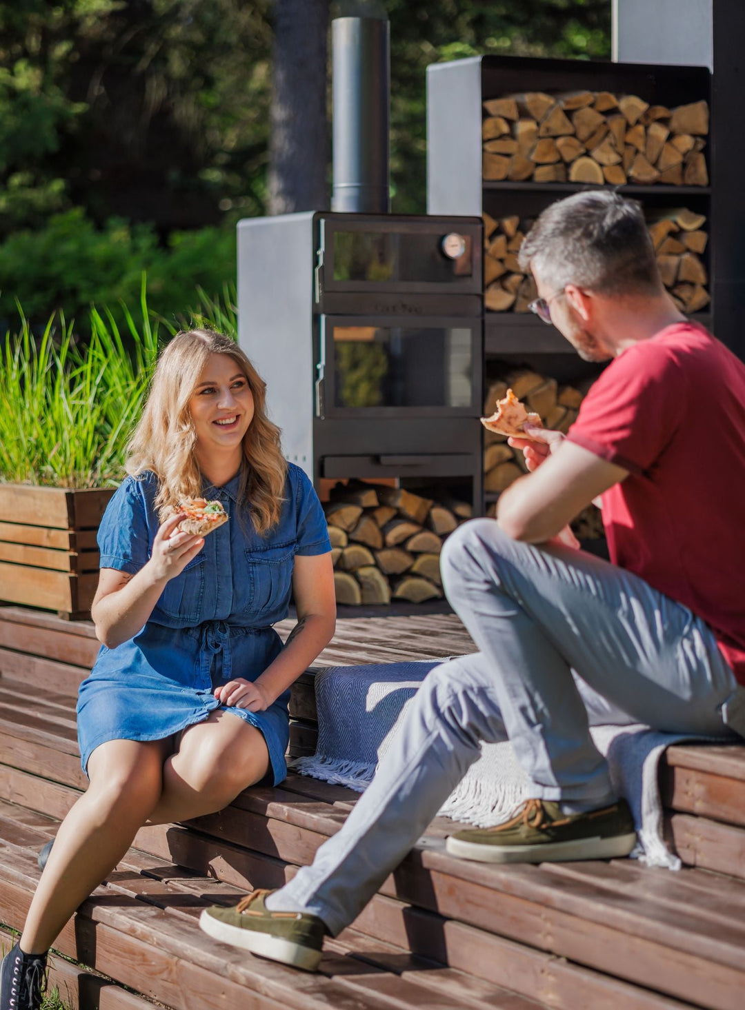 Gartenofen "TOSCANA"  – Grill, Backofen &amp; Pizzaofen in einem